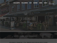 Tablet Screenshot of lorangerietilburg.nl
